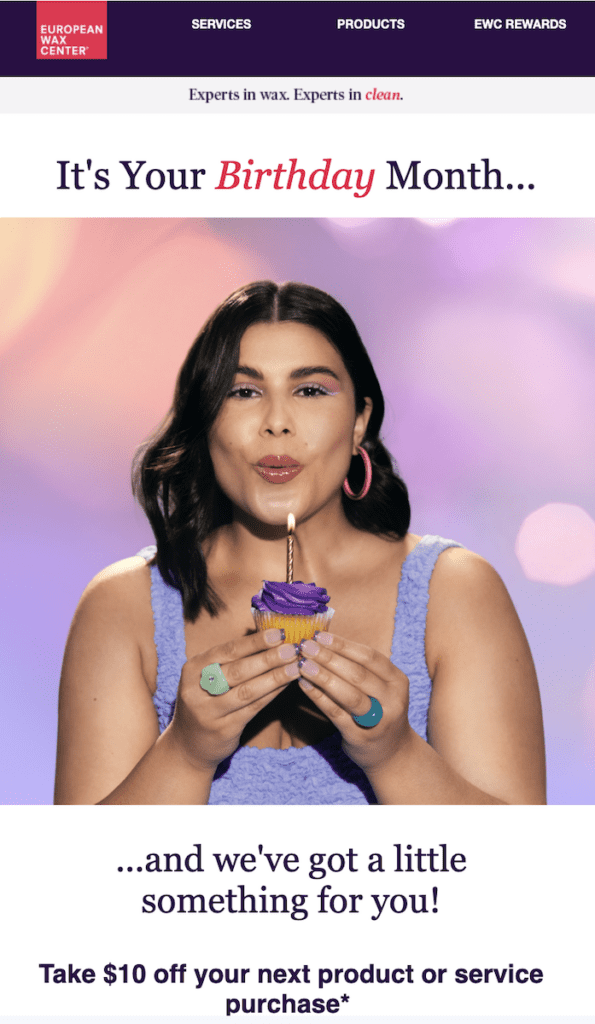 european wax center birthday discount