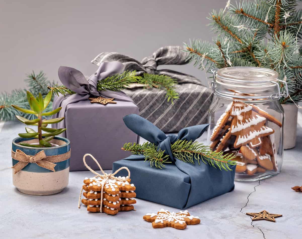 gift closet wrapped presents