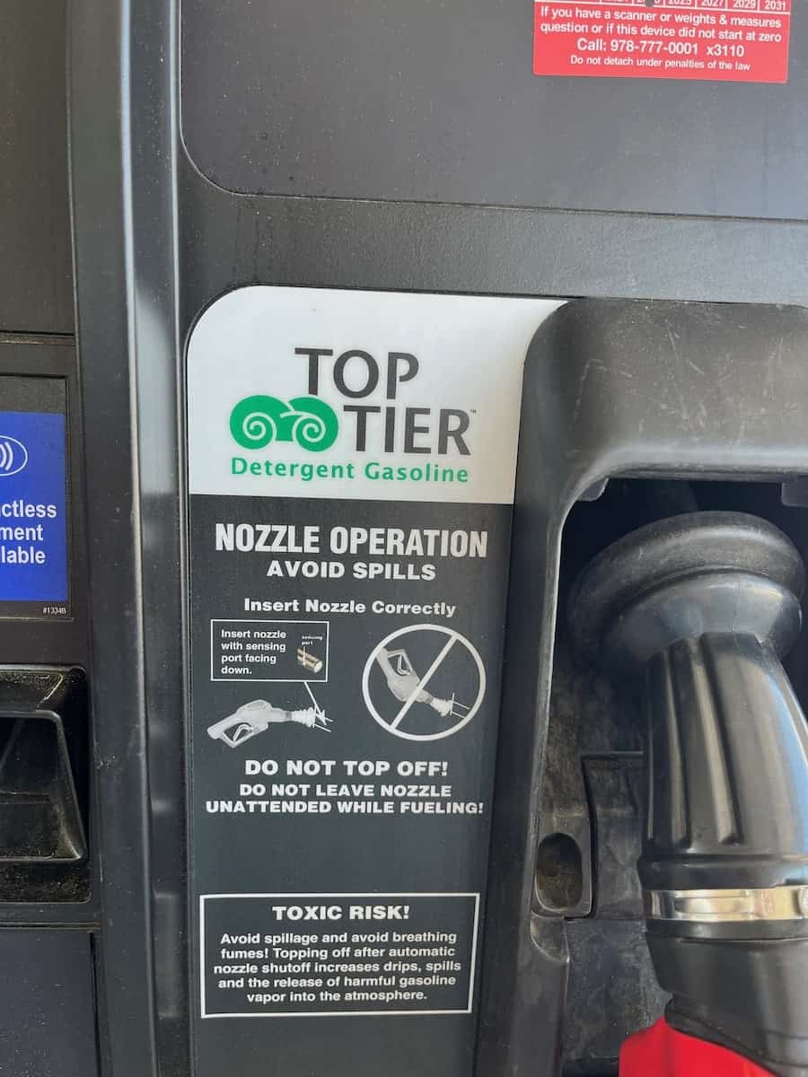 top tier gas label vertical costco