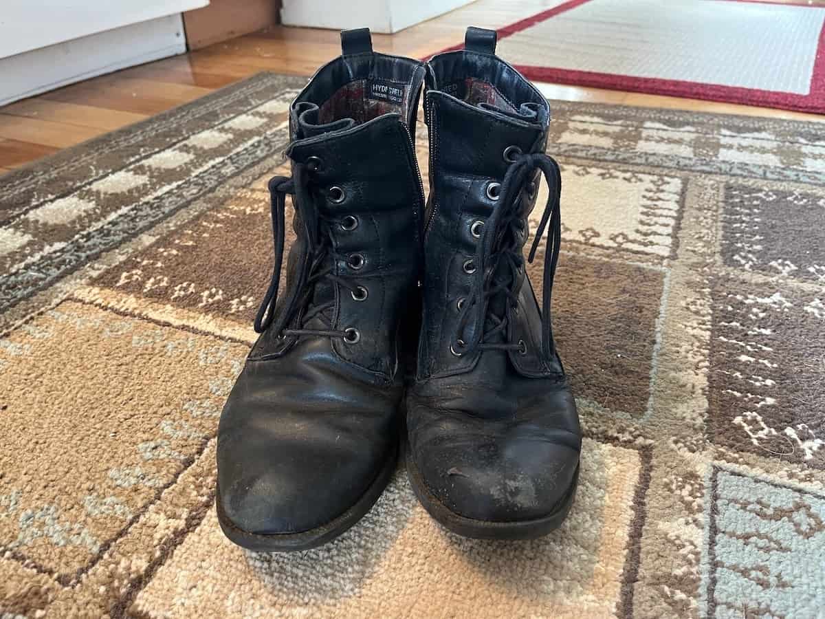 before restoring pics of cobb hill shoes boots